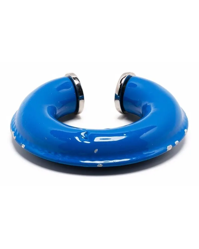 Courrèges Ear Cuff mit Finish - Blau Blau