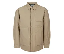 Gefütterte Hemdjacke - Nude