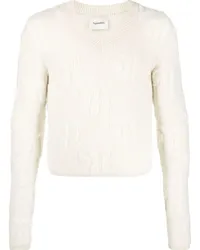 Nanushka Pullover mit V-Ausschnitt Nude