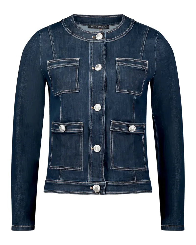 Betty Barclay Jeansjacke mit Knopfleiste - Blau Blau