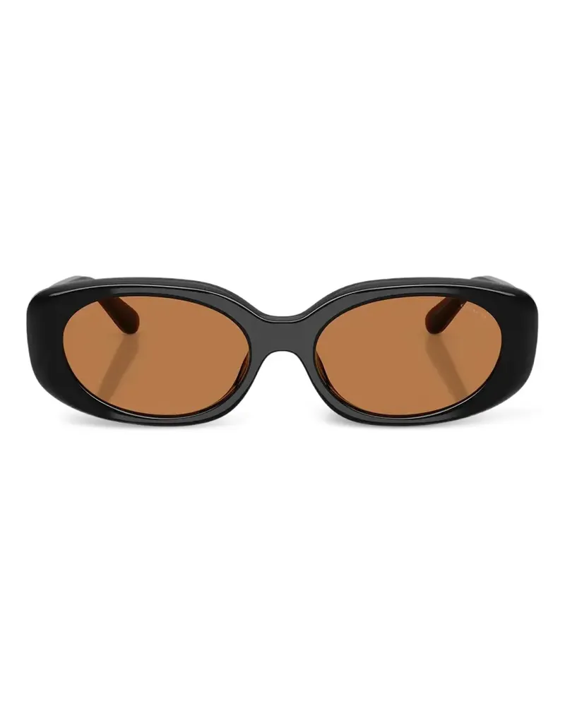 Coach oval-frame sunglasses - Schwarz Schwarz