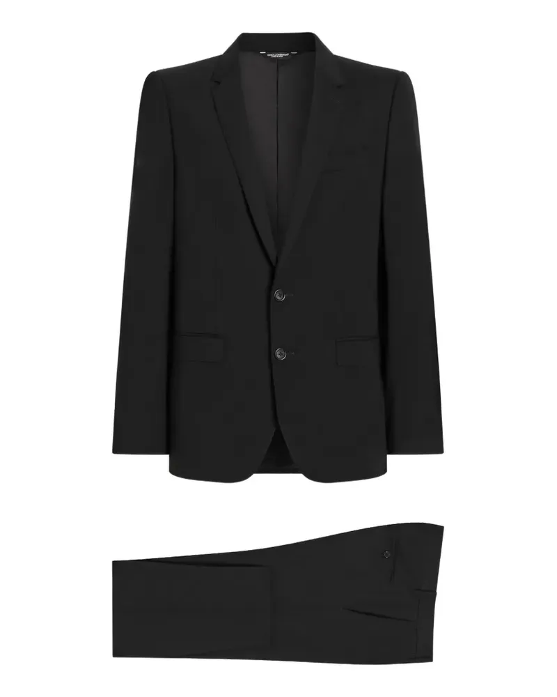 Dolce & Gabbana Einreihiger DG Essential Anzug - Schwarz Schwarz
