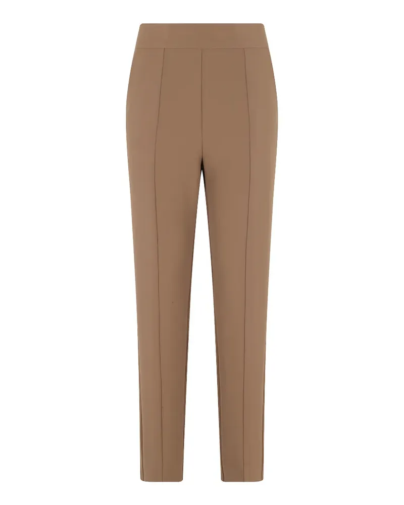 Federica Tosi Hose mit Ziernaht - Braun Braun