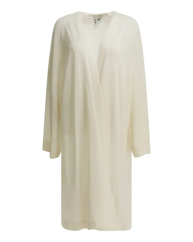 Sa Su Phi V-neck long-line cardigan - Nude Nude