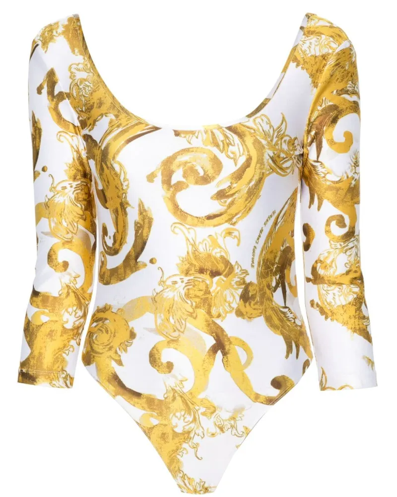 Versace Jeans Watercolour Couture Body - Weiß Weiß