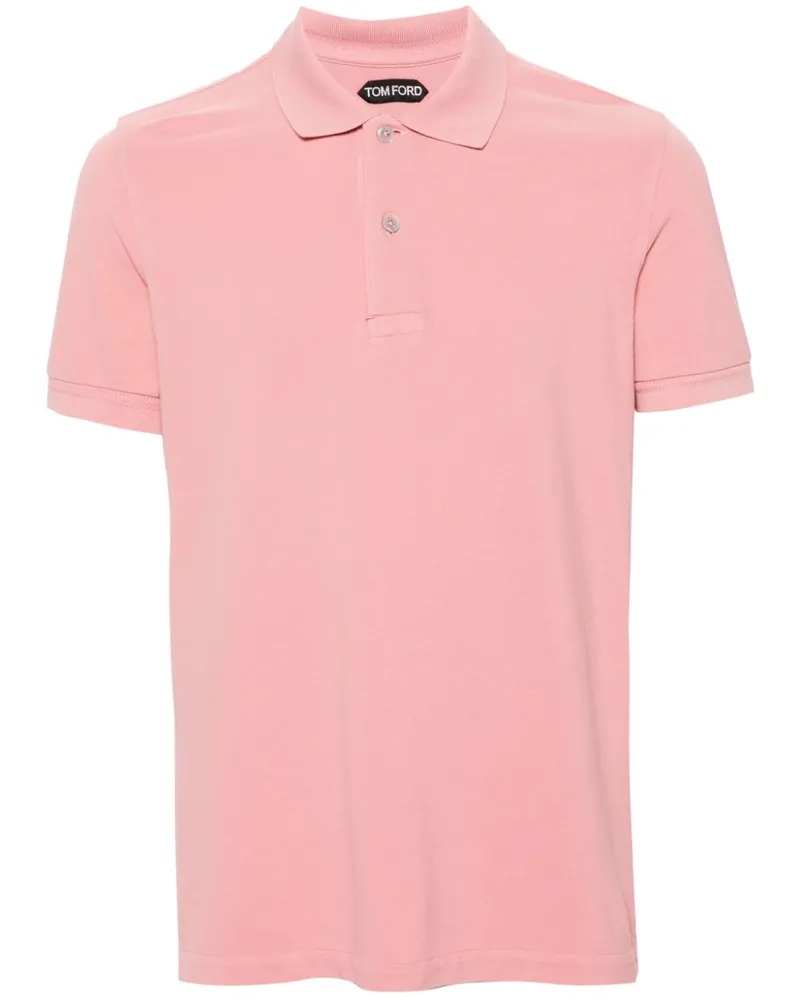 Tom Ford Poloshirt mit kurzen Ärmeln - Rosa Rosa