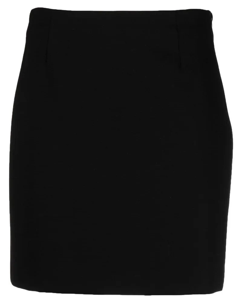 LARDINI Schmaler Minirock - Schwarz Schwarz