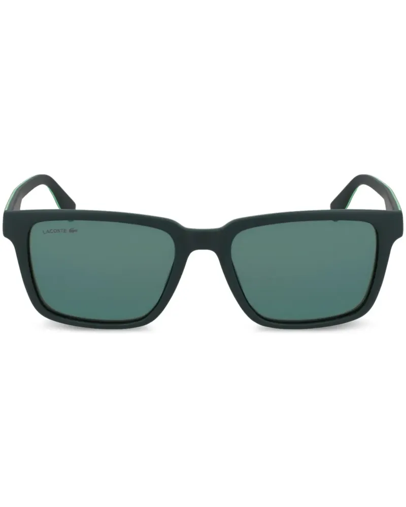 Lacoste Sonnenbrille mit eckigem Gestell - Grün Grün