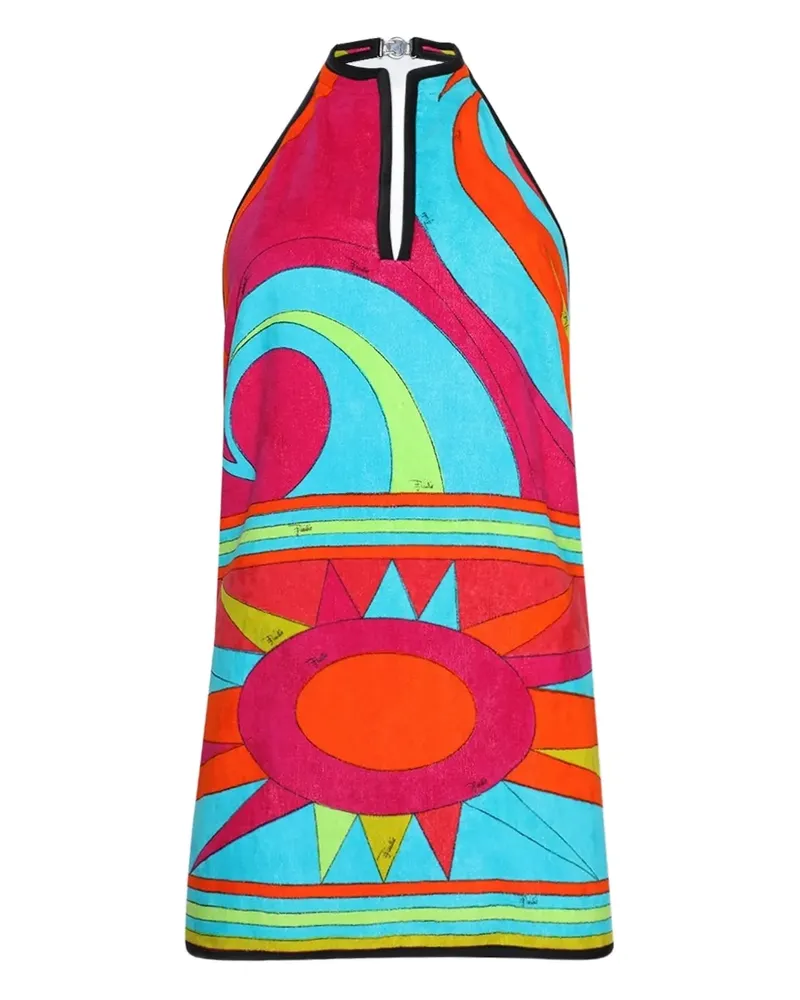 Emilio Pucci Minikleid mit Print - Blau Blau
