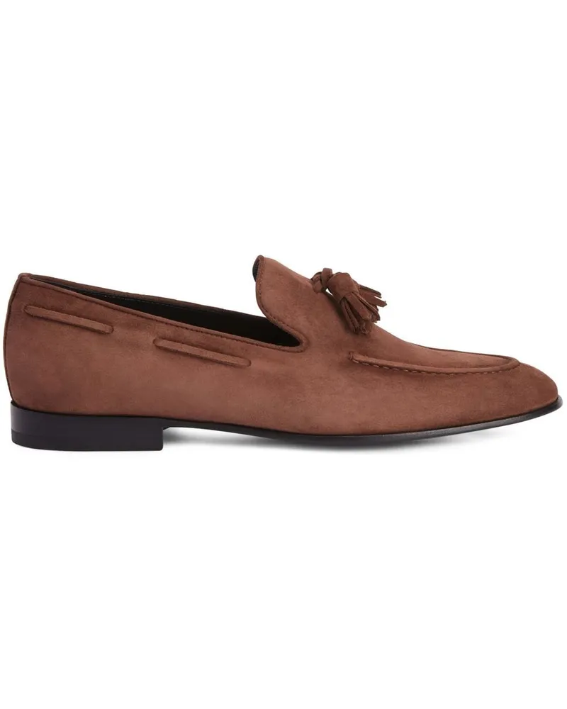 Giuseppe Zanotti Eloys Loafer mit Quasten - Braun Braun