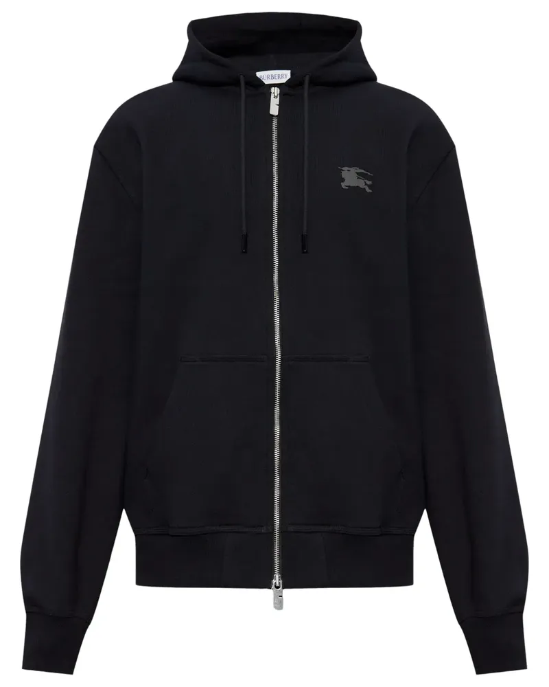 Burberry Hoodie mit Ritteremblem - Schwarz Schwarz