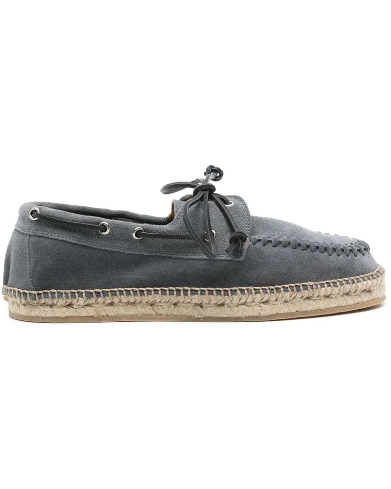 Scarosso Kai Espadrilles aus Wildleder - Grau Grau