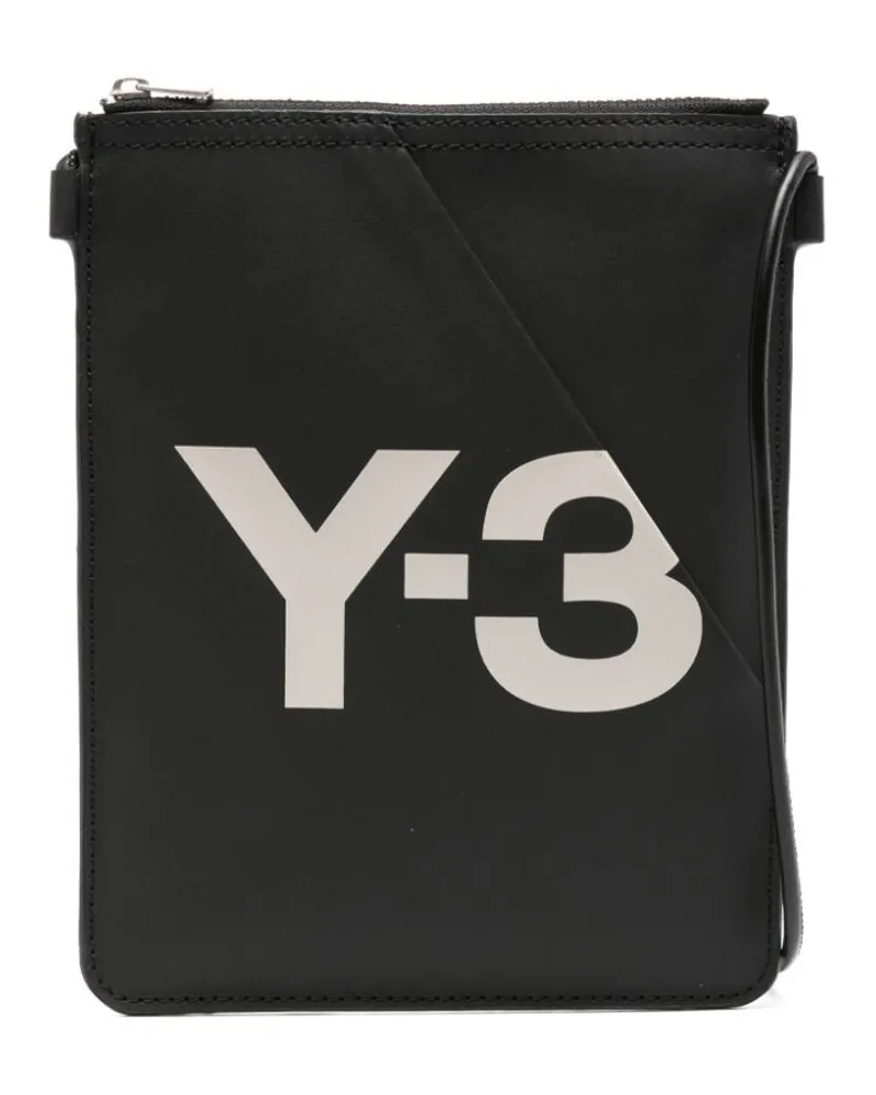 Y-3 Umhängetasche mit Logo-Print - Schwarz Schwarz