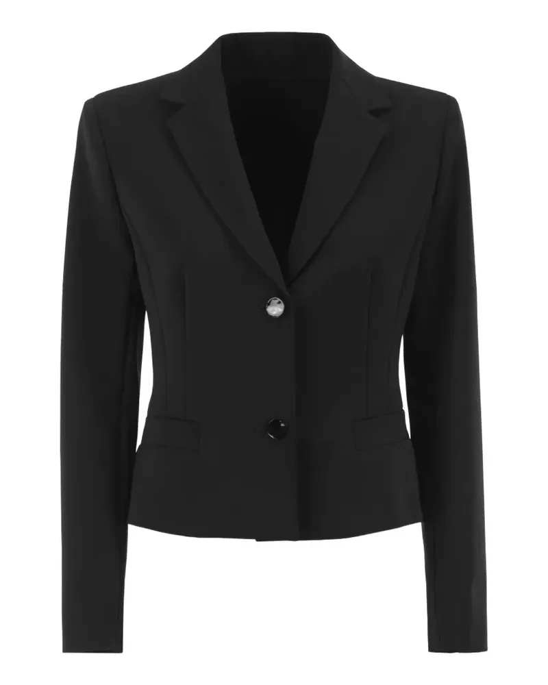 Max Mara single-breasted slim-fit blazer - Schwarz Schwarz