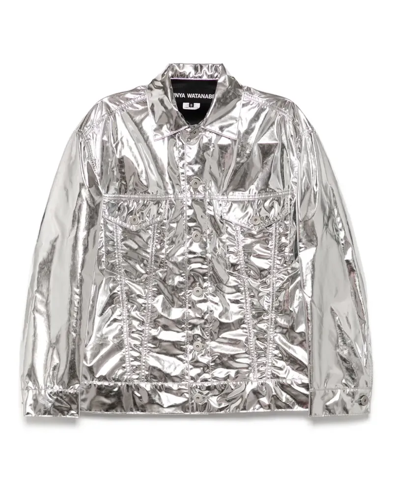 Junya Watanabe Geknöpfte Jacke - Silber Silber