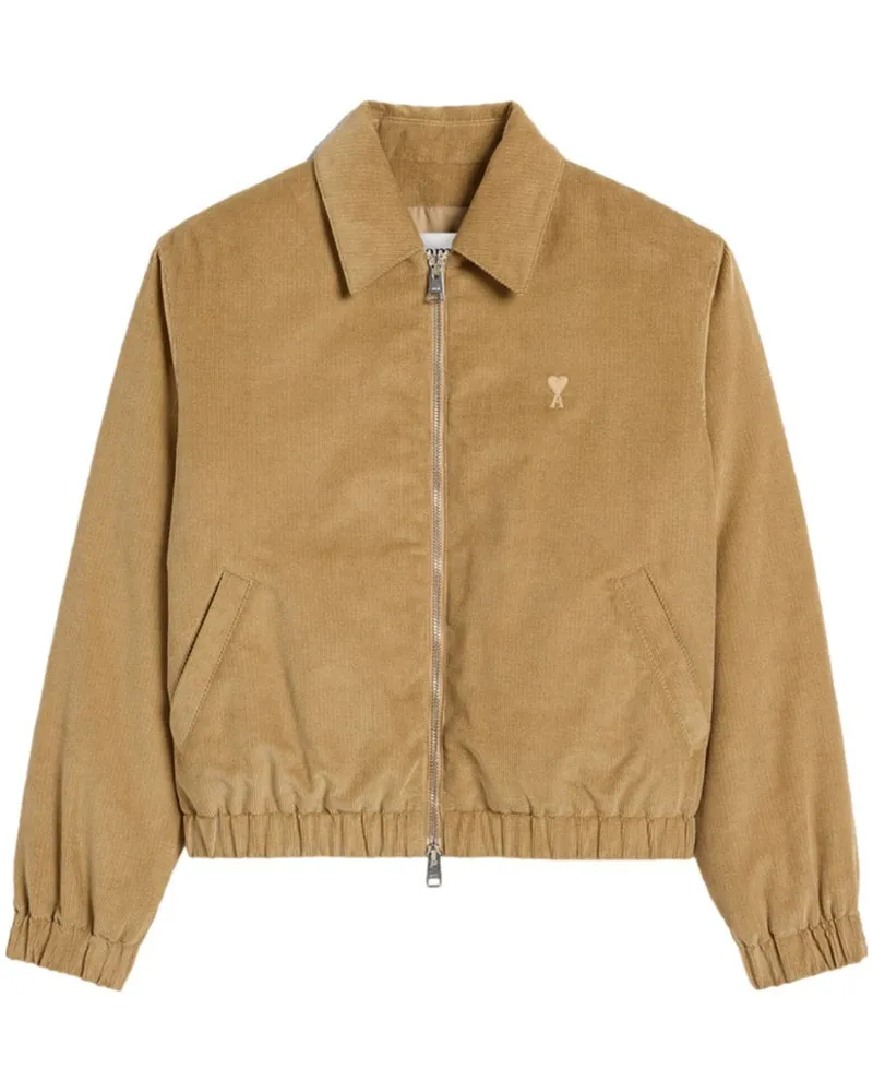 AMI Paris Ami de Coeur Bomberjacke - Nude Nude