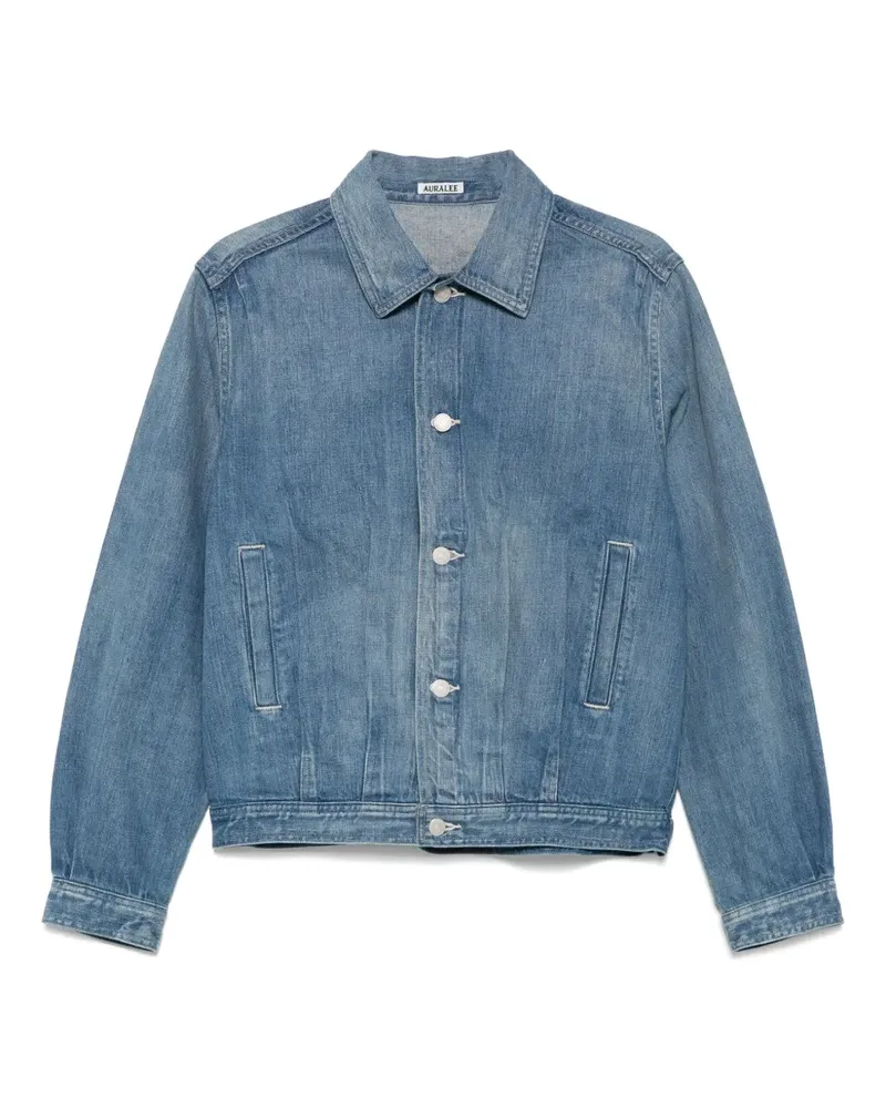 AURALEE Klassische Jeansjacke - Blau Blau