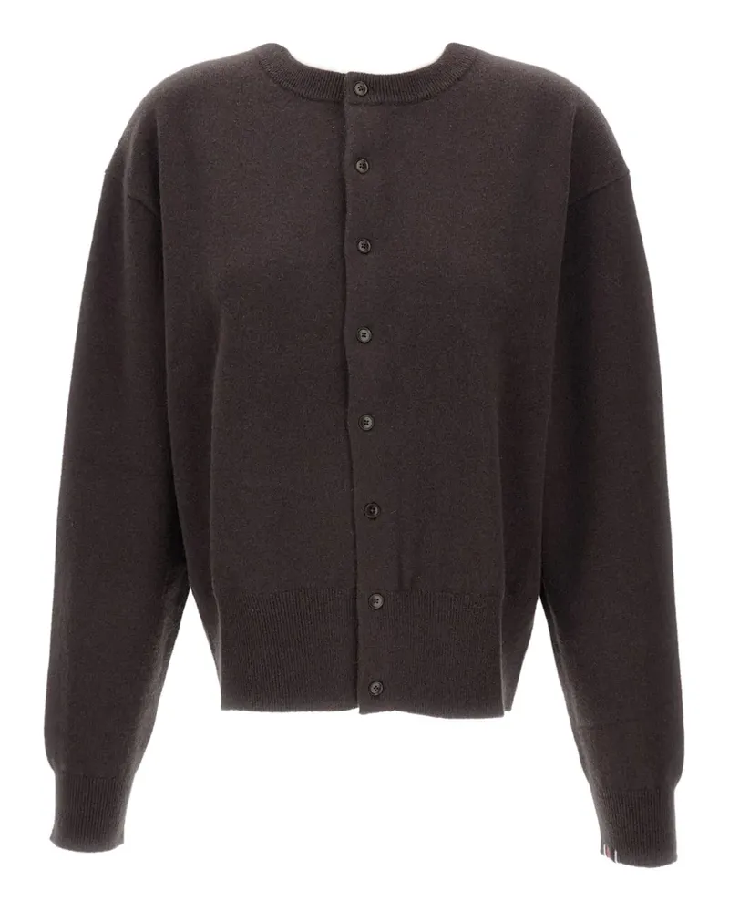 extreme cashmere Cardigan mit rundem Ausschnitt - Braun Braun