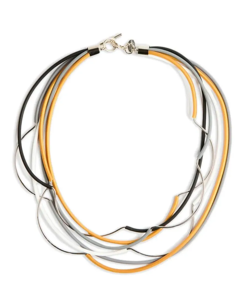 Liviana Conti Gemma multi-strand layered necklace - Silber Silber