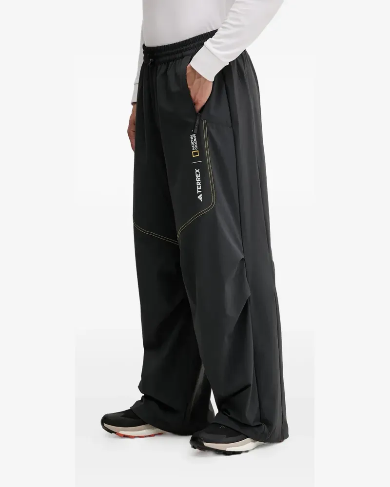 adidas logo patch performance trousers - Grau Grau