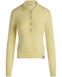 Bally Poloshirt aus Kaschmir Gelb