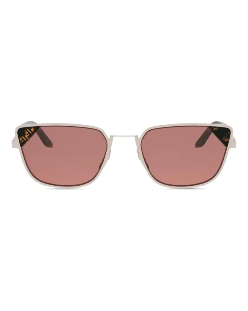 Fendi Sonnenbrille mit eckigem Gestell - Rosa Rosa