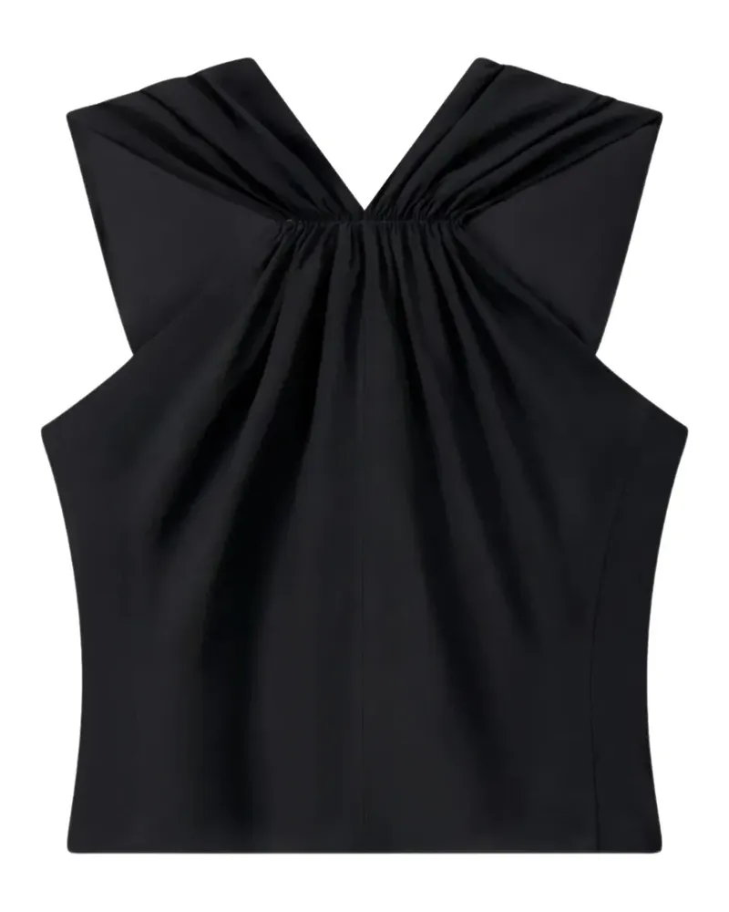 A.L.C. Elouise gathered-stretch blouse - Schwarz Schwarz