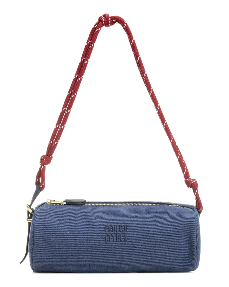 Miu Miu Gabardine pouch - Blau Blau