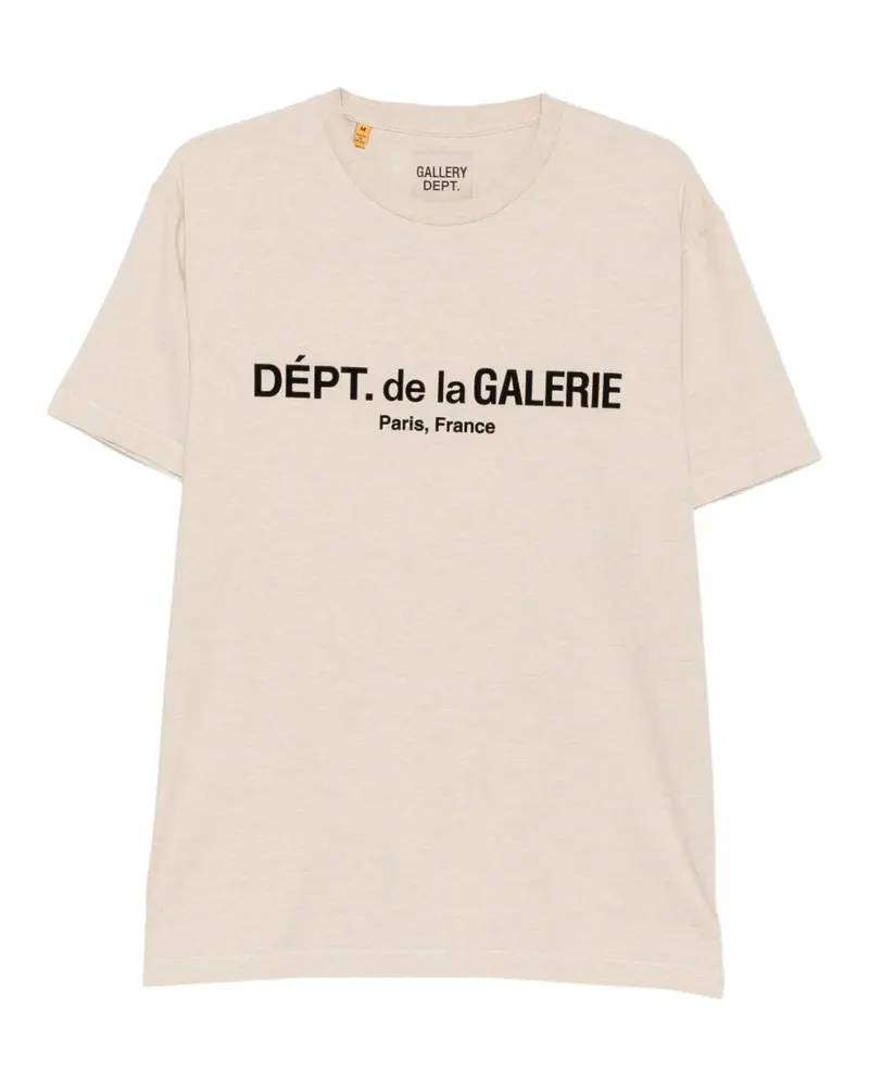 GALLERY DEPT. T-Shirt mit Logo-Print - Nude Nude