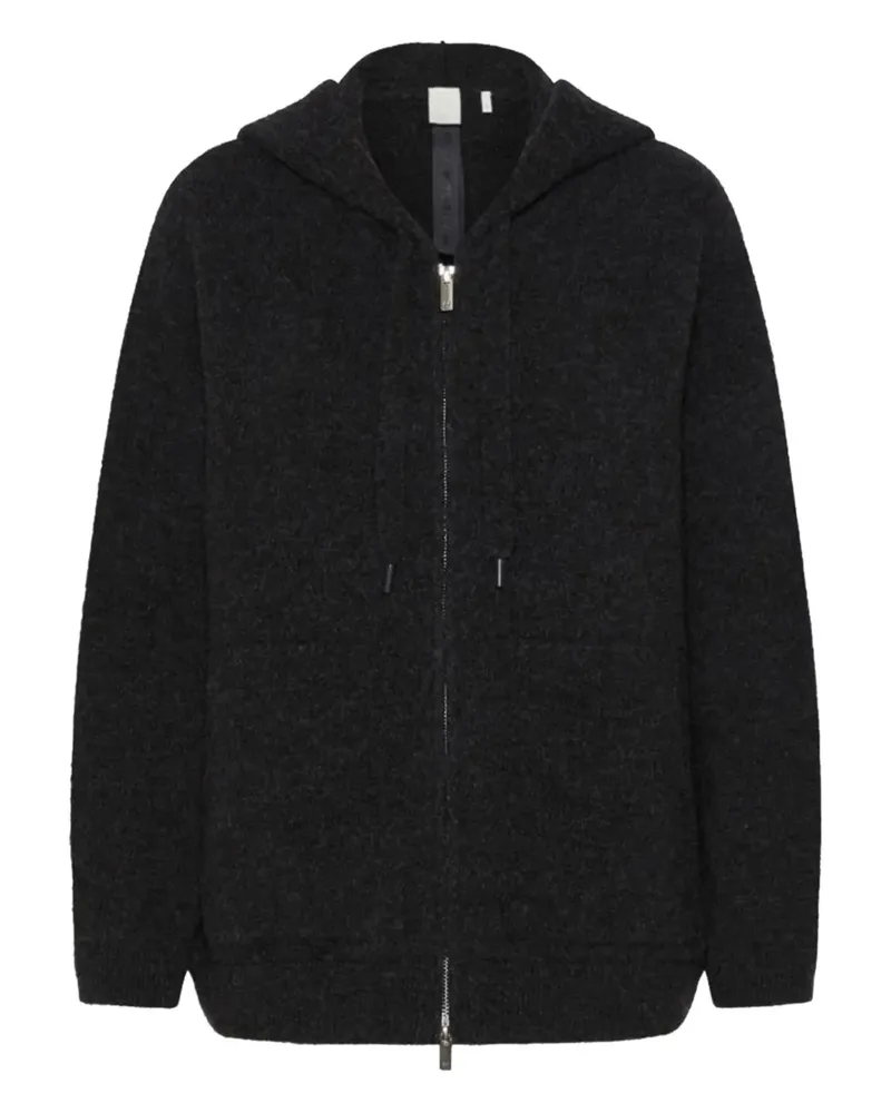 MARELLA textured zip-up hoodie - Grau Grau