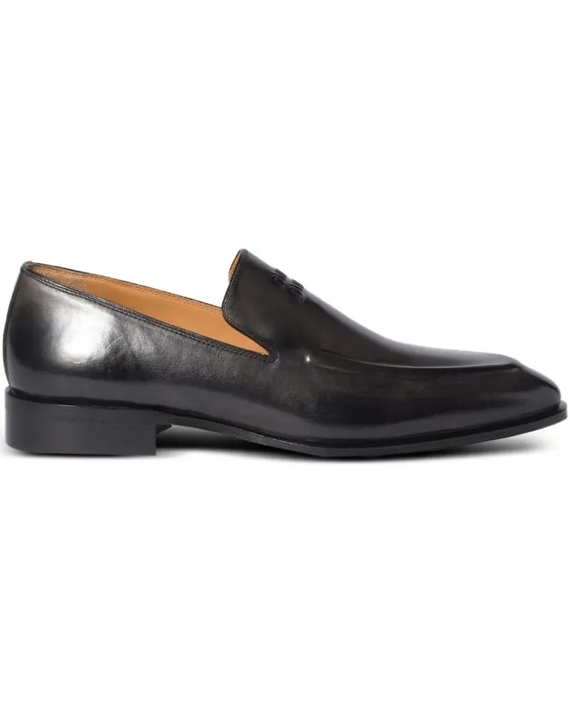 Miu Miu Loafer mit Logo-Prägung - Schwarz Schwarz