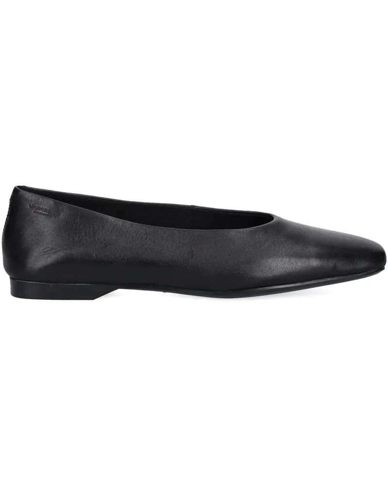 Vagabond Delia Ballerinas mit eckiger Spitze - Schwarz Schwarz