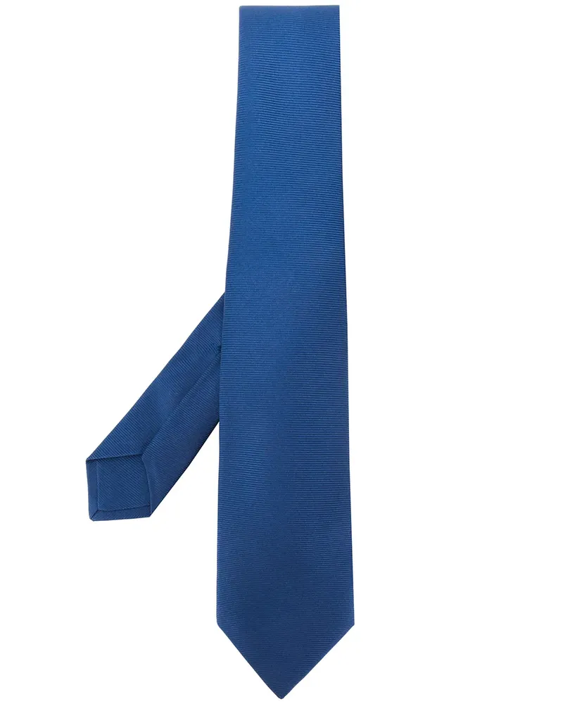 Kiton Krawatte aus Seide - Blau Blau