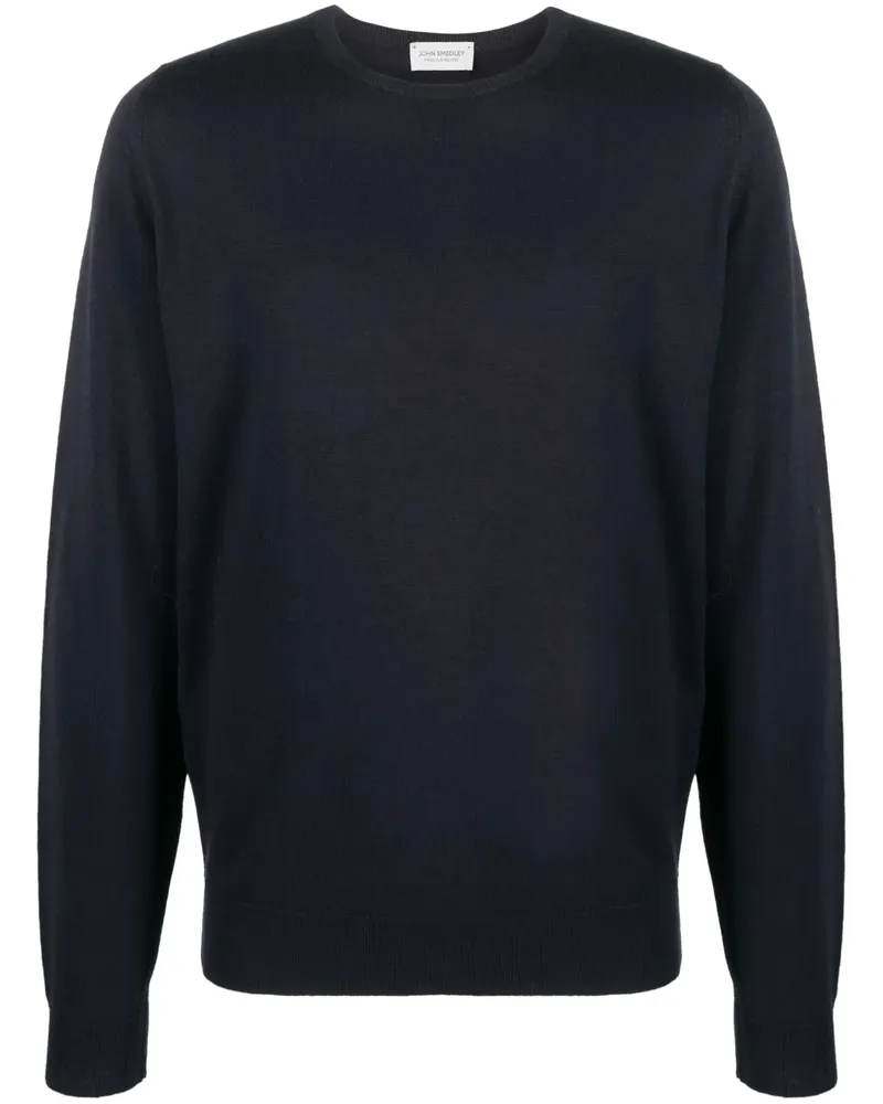 John Smedley Farhill Pullover - Blau Blau