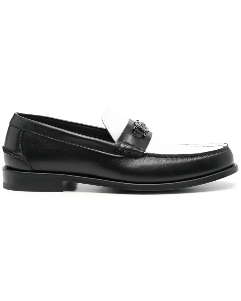 Versace Medusa Loafer in Colour-Block-Optik - Schwarz Schwarz