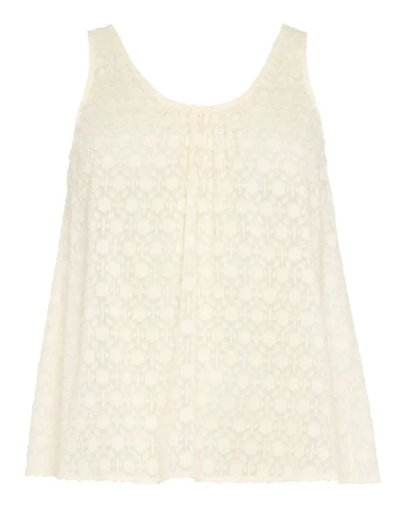 Eres Oberteil mit festlichem Print - Nude Nude