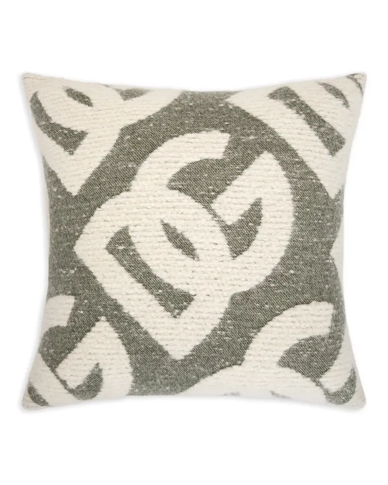 Dolce & Gabbana Gemustertes Kissen - Grün Grün