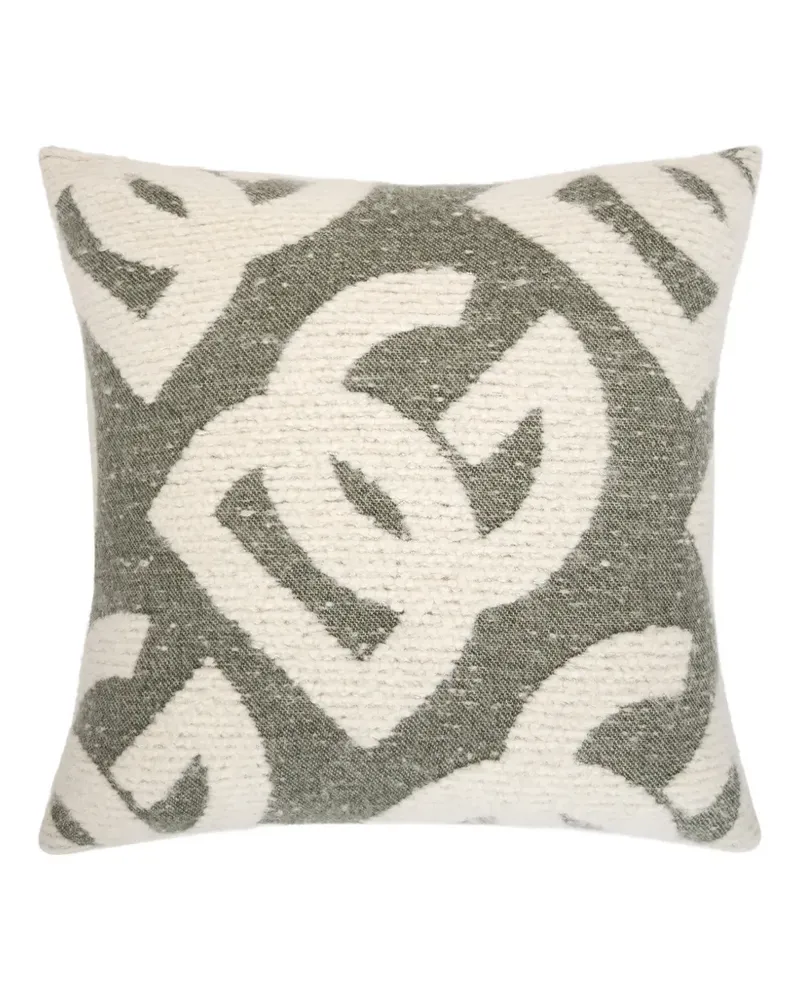 Dolce & Gabbana patterned cushion - Grün Grün