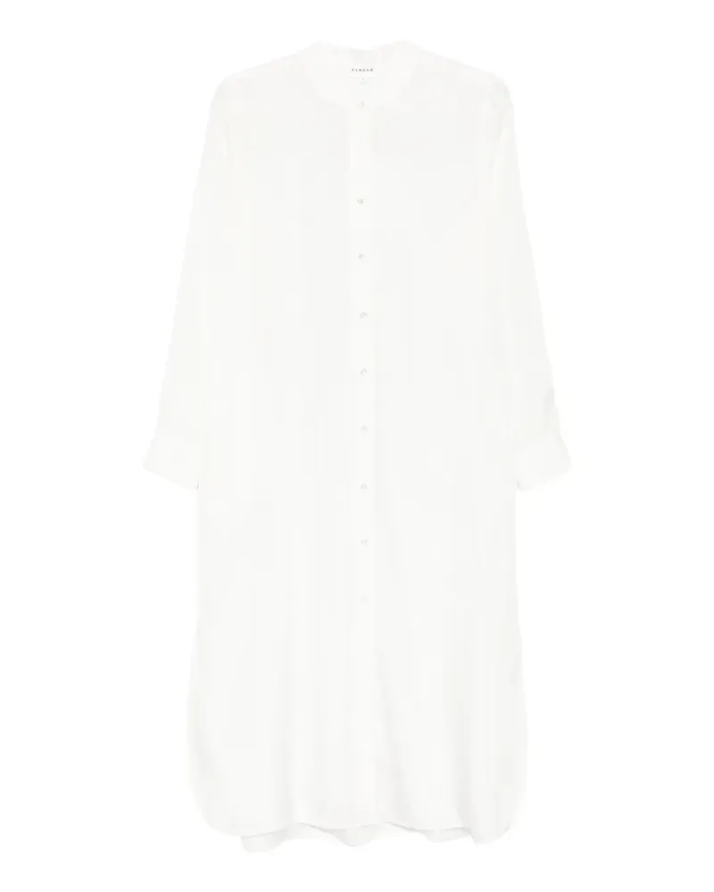 P.A.R.O.S.H. P.A.R.O H. Saxon buttoned midi dress - Nude Nude