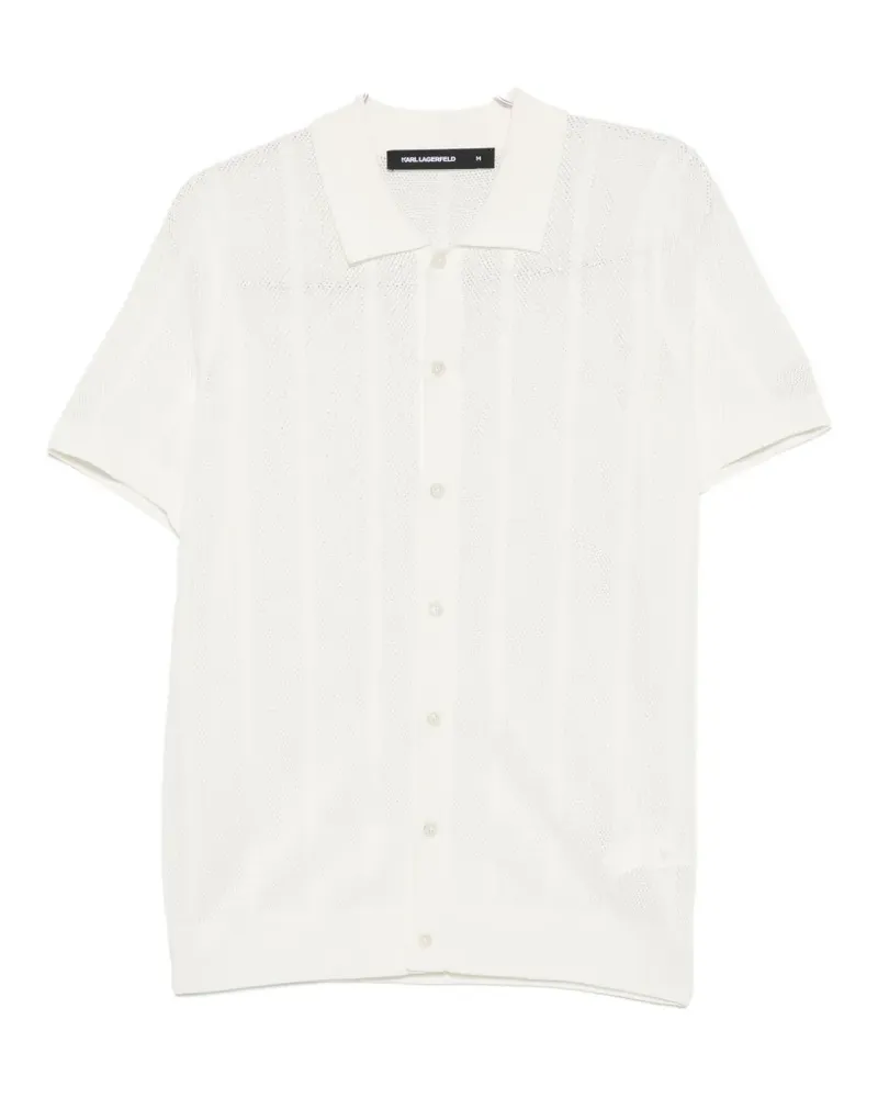 Karl Lagerfeld short-sleeve shirt - Weiß Weiß