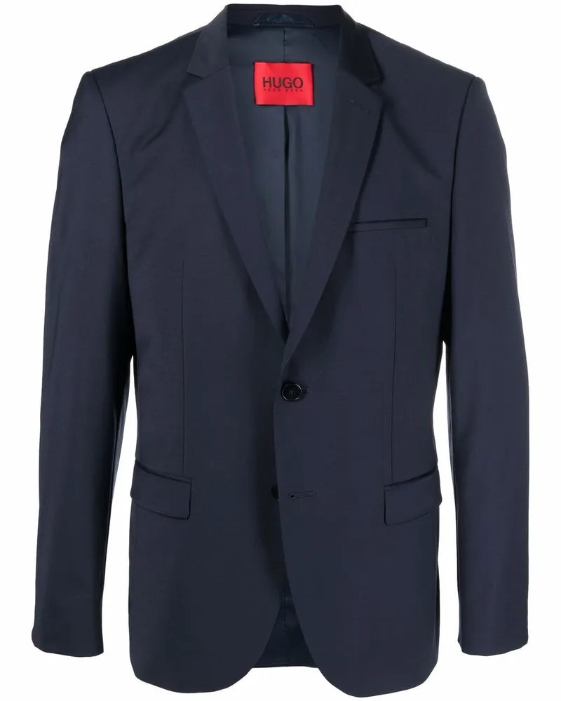 HUGO BOSS Einreihiges Jackett - Blau Blau