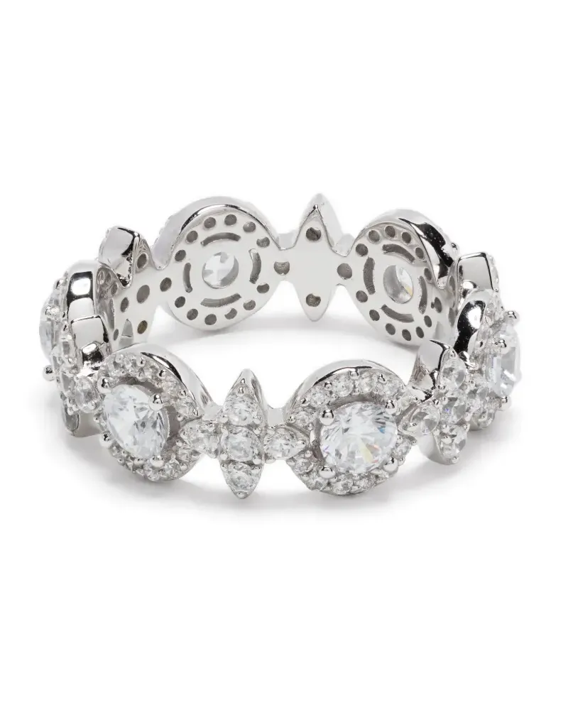 APM Monaco Ring mit Zirkonia - Silber Silber
