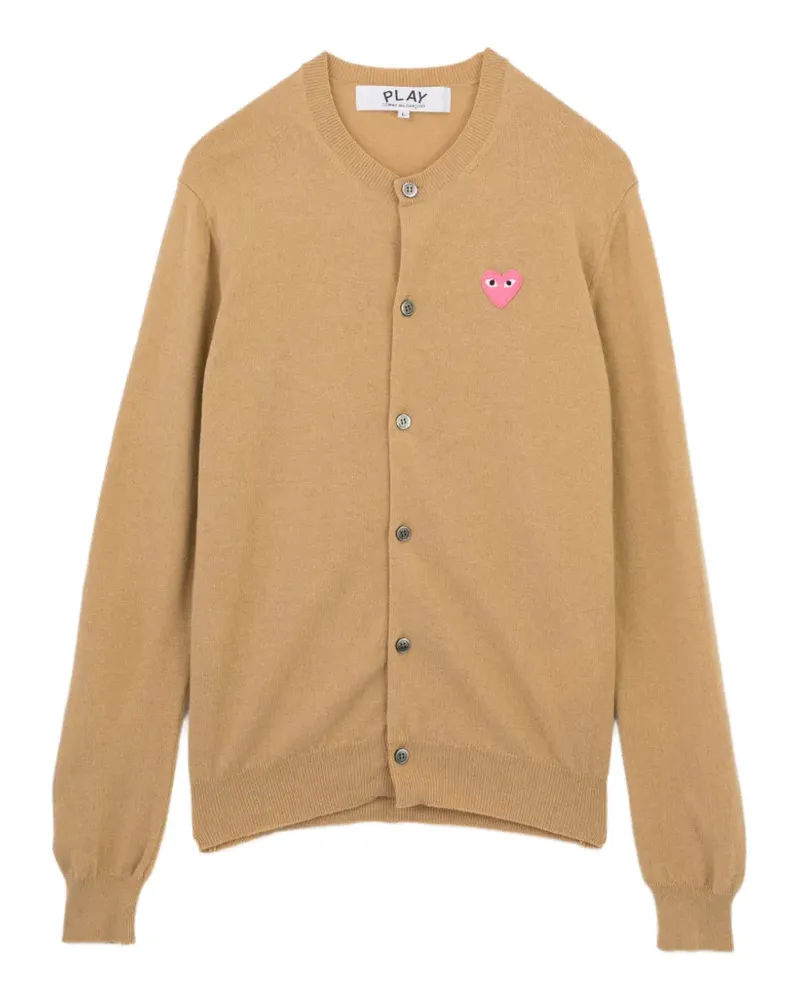 Comme des Garçons Cardigan mit V-Ausschnitt - Braun Braun