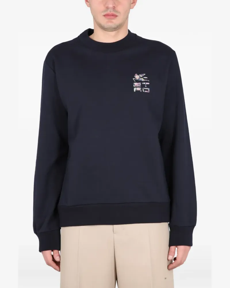 Etro Sweatshirt mit Rundhalsausschnitt - Blau Blau