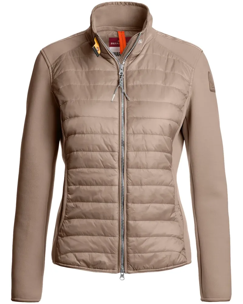 Parajumpers Jacke mit Logo-Patch - Nude Nude