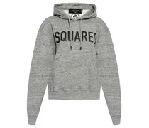Hoodie mit Logo-Print - Grau