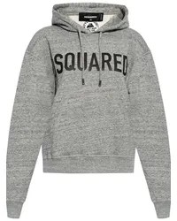 Dsquared2 Hoodie mit Logo-Print Grau