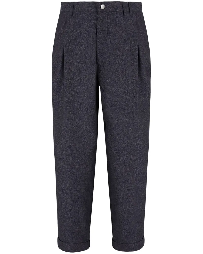 Giorgio Armani Schmal zulaufende Cropped-Hose - Grau Grau