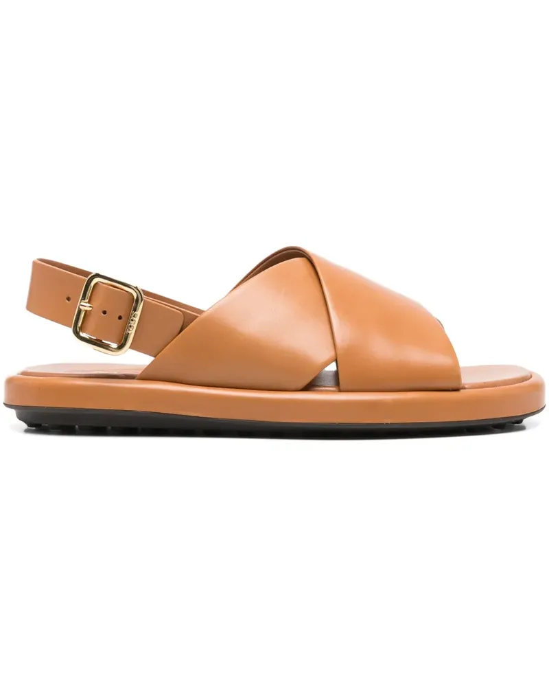 TOD'S Sandalen aus Leder - Braun Braun