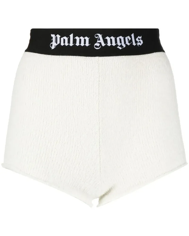 Palm Angels Gestrickte Shorts - Weiß Weiß